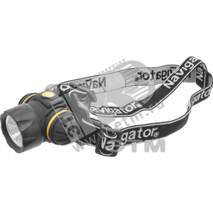 Фонарь светодиодный NPT-H07-3AAA 1LED 3Вт налобныйпластик (94914) - Navigator Group