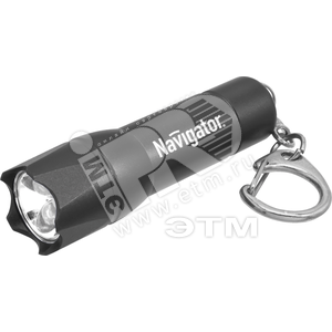 Фонарь-брелок светодиодный NPT-KC02-BL-3LR44 3LED металл (94927) - Navigator Group