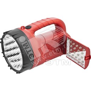 Фонарь светодиодный NPT-SP08-ACCU 19+18LED аккумуляторный прожектор пластик (94962) - Navigator Group