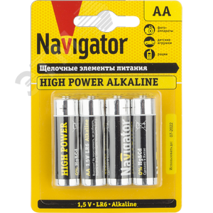 Батарейка NBT-NE-LR6-BP4 - Navigator Group
