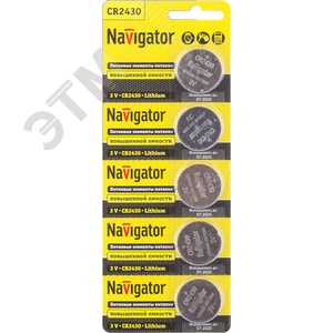 Батарейка NBT-CR2430-BP5 - Navigator Group