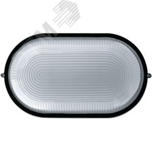 Светильник НПП-100w термостойкий овальный без решетки IP54 черный - Navigator Group