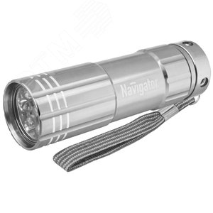 Фонарь светодиодный NPT-CM07-3АAA 9LED металл (94928) - Navigator Group
