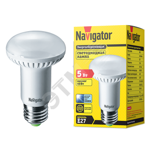 Лампа светодиодная LED рефлекторная 5вт Е27 R63 дневной (61256 NLL-R) - Navigator Group