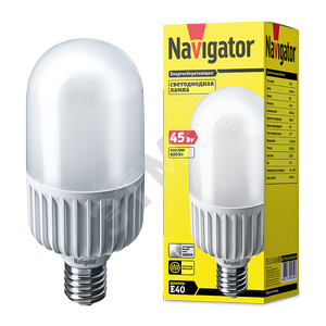 Лампа светодиодная LED 45вт Е40 белый (94340 NLL-T105) - Navigator Group