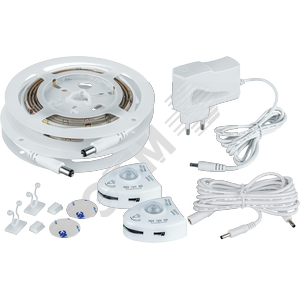 Комплект NLS-02-2120WW-12-LED-2PIRMLD светодиодная лента с двумя датчиками (61650 NLS-02) - Navigator Group