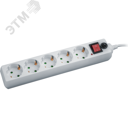 Фильтр сетевой NSP-05-500-ESC-3х0.75 5 гнезд 5м