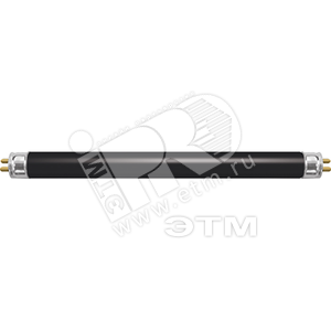 Лампа линейная люминесцентная ЛЛ FLU10 T5 6W G5 с черной колбой (FLU10) - Feron