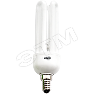 Лампа энергосберегающая КЛЛ 20/827 Е14 D42х134 3U (ESB16) - Feron
