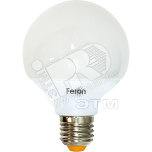 Лампа КЛЛ 15/827 Е27 D80x113 шар Feron (ESB80 globe) - Feron