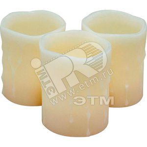 Свечи светодиодные LED с ПДУ мультиколор (3шт) (FL086) - Feron