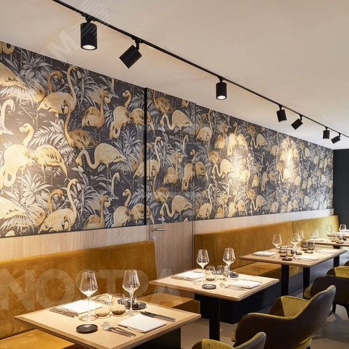 Шинопровод встраиваемый для трековых светильников 2м черный (в наборе токовод заглушка крепление) 3