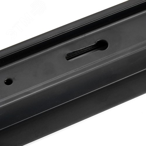 Шинопровод встраиваемый для трековых светильников 2м черный (в наборе токовод заглушка крепление) 4