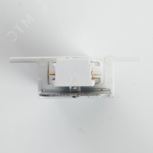 Коннектор прямой белый для встраиваемого шинопровода 3