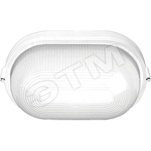 Светильник НПП-60w овал без решетки термостойкий IP54 (1401 бел.) - Feron