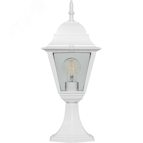 Светильник НТУ-60w на постамент Е27 IP44 белый