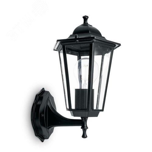 Светильник НБУ-60w вверх Е27 IP44 черный - Feron