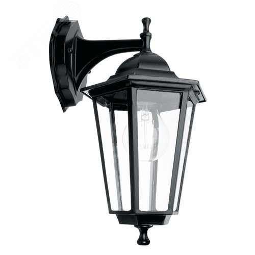 Светильник НБУ-60w вниз Е27 IP44 черный - Feron