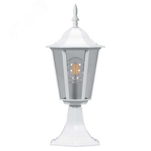 Светильник НТУ-60w столб-0.41м Е27 IP44 белый (6104 бел.)