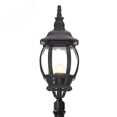 Светильник НТУ-100w столб=2.26м Е27 IP44 черный 3