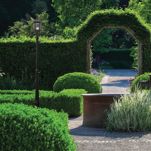 Светильник НТУ-100w столб=2.26м Е27 IP44 черный 4