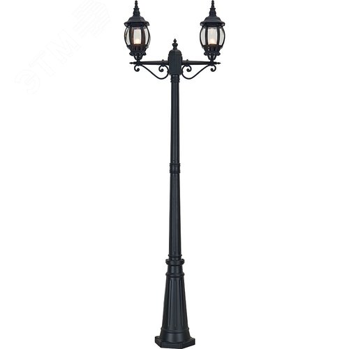 Светильник 8114 2х100W 230 В E27 2х(160х160)х2300мм черный - Feron