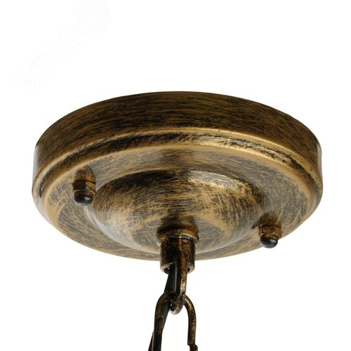 Светильник 8105 100W 230 В E27 160х160х440мм черное золото 3