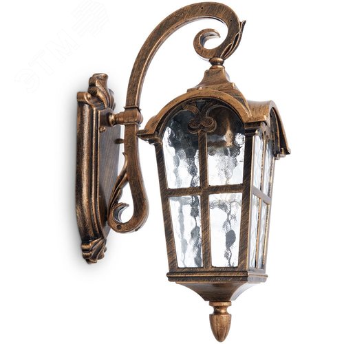 Светильник НБУ-60w вниз Е27 IP44 черное золото