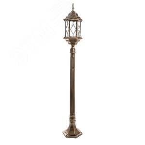 Светильник НТУ-60w столб Е27 IP44 черное золото