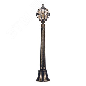 Светильник НТУ-60w столб Е27 IP44 черное золото