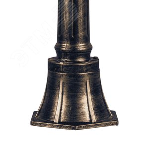 Светильник НТУ-60w столб Е27 IP44 черное золото 5