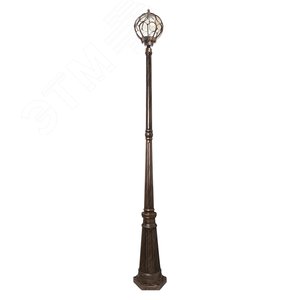 Светильник НТУ-60w столб Е27 IP44 черное золото