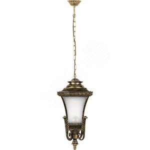 Светильник НСУ-60w цепь Е27 IP44 черное золото (PL4024) - Feron