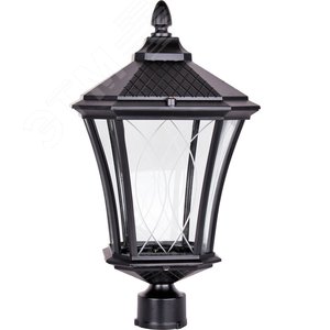 Светильник НТУ-60w на трубу Е27 IP44 черный (PL4035) - фото 2