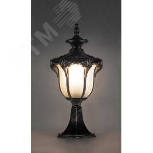 Светильник НТУ-60w на постамент Е27 IP44 черное золото 2