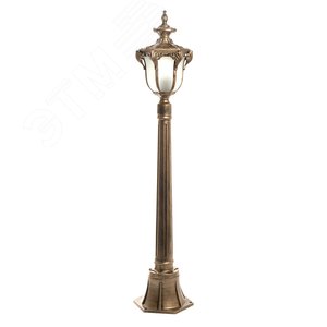 Светильник НТУ-60w столб-1.06м Е27 IP44 черное золото