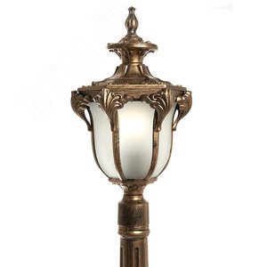Светильник НТУ-60w столб-1.06м Е27 IP44 черное золото 2