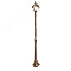 Светильник НТУ-60w столб Е27 IP44 черное золото