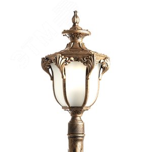 Светильник НТУ-60w столб Е27 IP44 черное золото 2