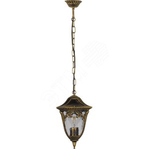 Светильник садово-парковый PL4085 100W 230V E27 230*230*880MM черное золото (на цепочке) | 11491 | FERON - Feron