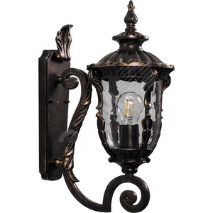 Светильник НБУ-60w вверх Е27 IP44 черное золото (PL5001) - Feron