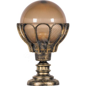 Светильник НТУ-60w столб-0.36м Е27 IP44 черное золото (PL5044 чер.зол.) - Feron