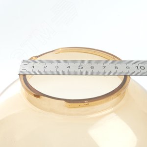Светильник НТУ-01-60-203 Шар d=200мм золотой Е27 на трубу IP44 - фото 8