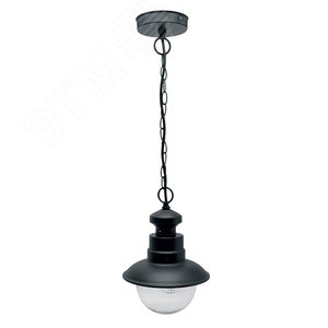 Светильник НСУ-60w цепь Е27 IP44 черный - Feron