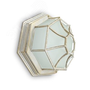 Светильник НБУ-60w Е27 IP44 белое золото - Feron