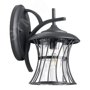 Светильник НБУ-60w вниз Е27 IP44 черный - Feron