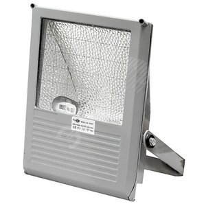 Прожектор ГО-150w асимметричный встроенный ПРА IP65 RX7s серый (SP07) - Feron