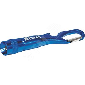 Фонарь светодиодный TL031 1LED 4AG3 в комплекте синий (TL031) - Feron