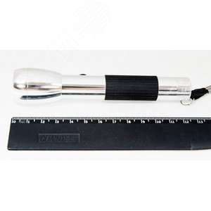 Фонарь светодиодный TL033 3LED 1хАА металл+резина (TL033) - фото 3