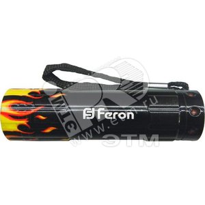 Фонарь светодиодный TL035 9LED черный (TL035) - Feron